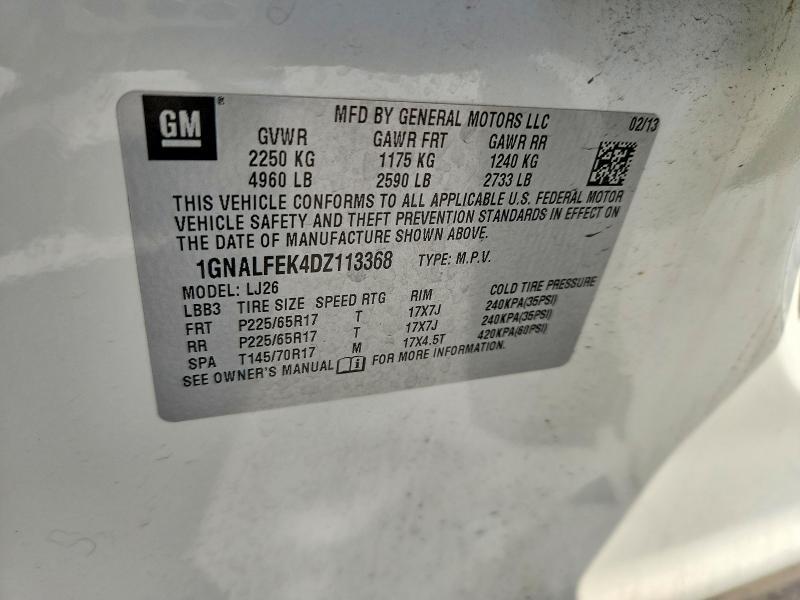 2013 Chevrolet Equinox ltz