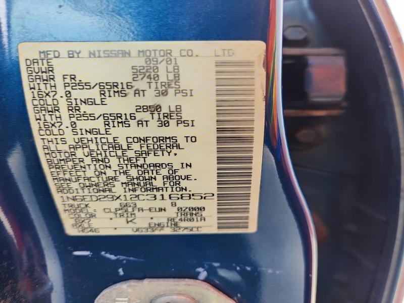 2002 Nissan Frontier XE-V6