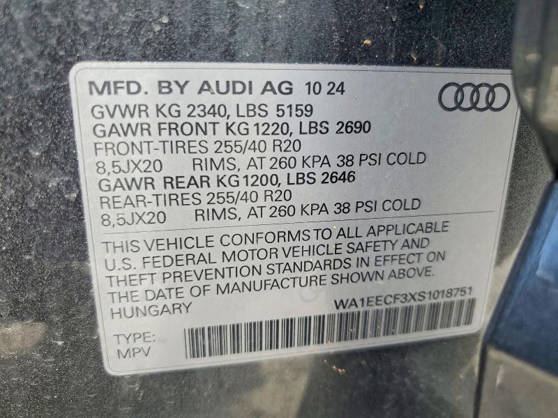 2025 Audi Q3 Premium Plus s Line 45