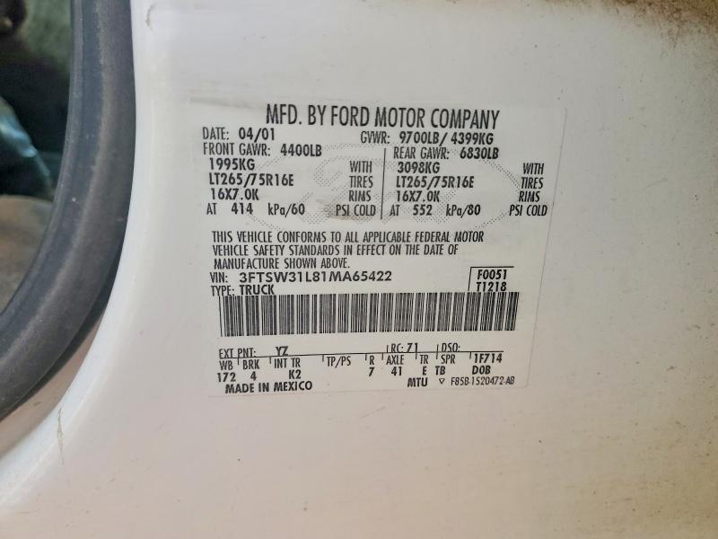 2001 Ford F350 SRW Super Duty