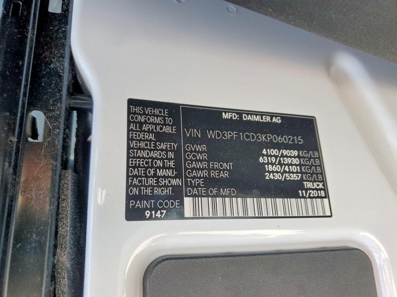2019 Mercedes-Benz Sprinter 2500/3500 Delivery van