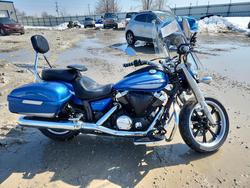 Salvage motorcycles for sale at Appleton, WI auction: 2009 Yamaha XVS950 A