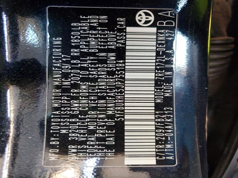 2018 Toyota Corolla le