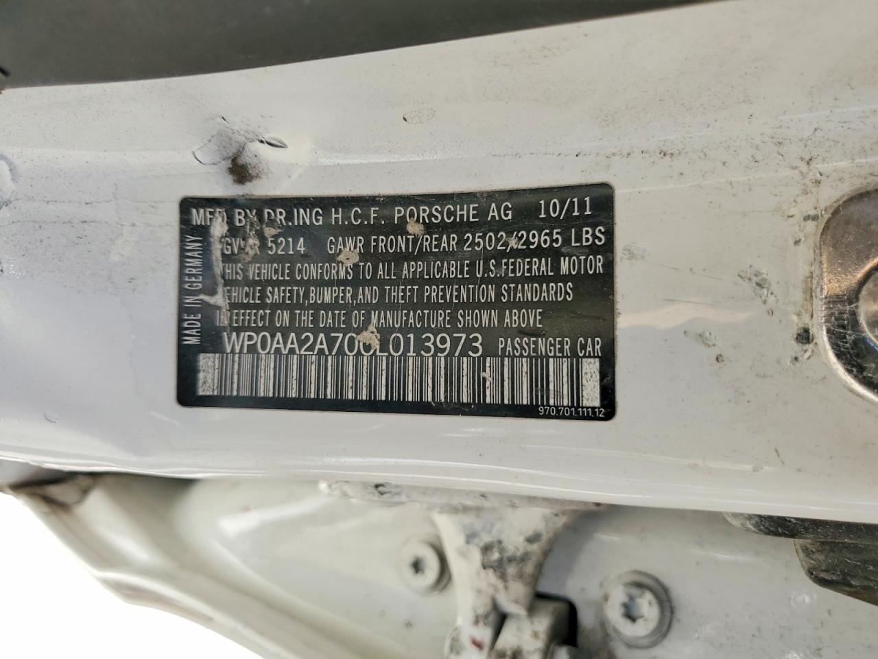 2012 Porsche Panamera 2