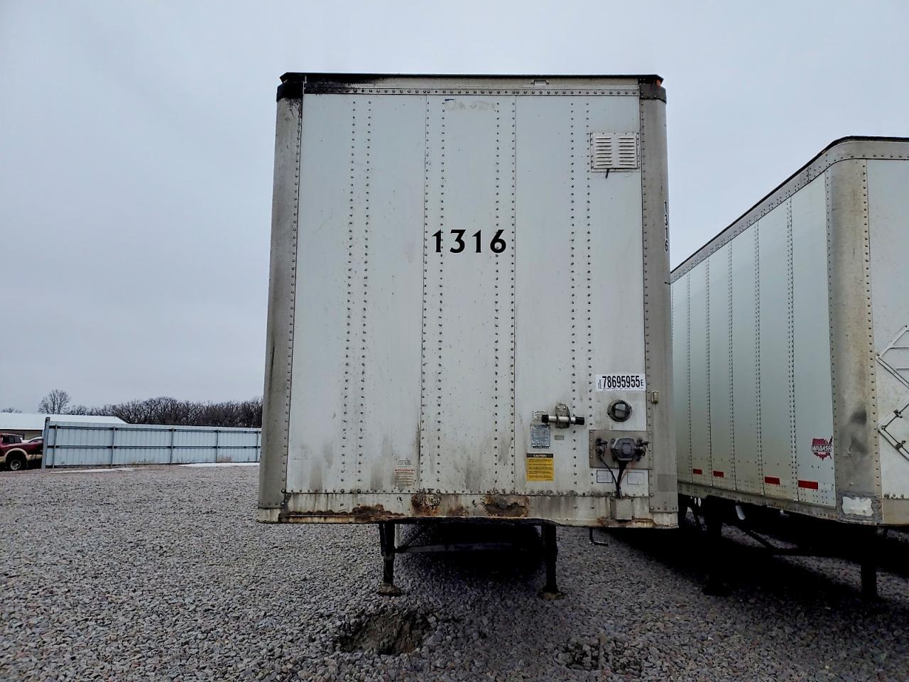 2013 Stoughton Zgpvw-535T-S-C-AR DRY Van Trailer