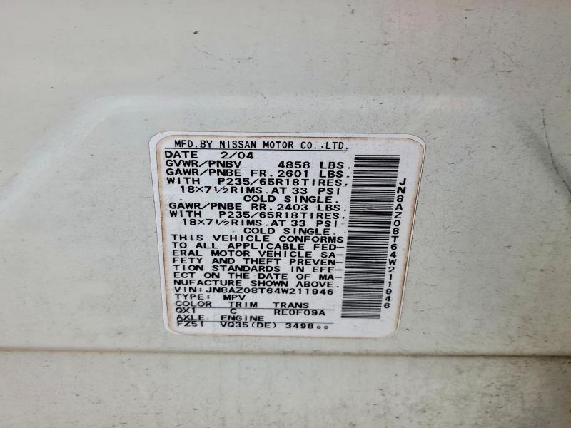2004 Nissan Murano sl