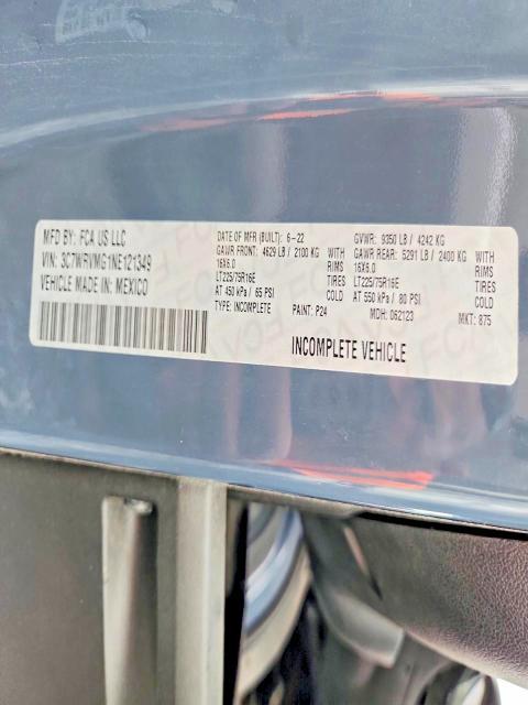 2022 Dodge RAM Promaster 3500 Delivery Truck