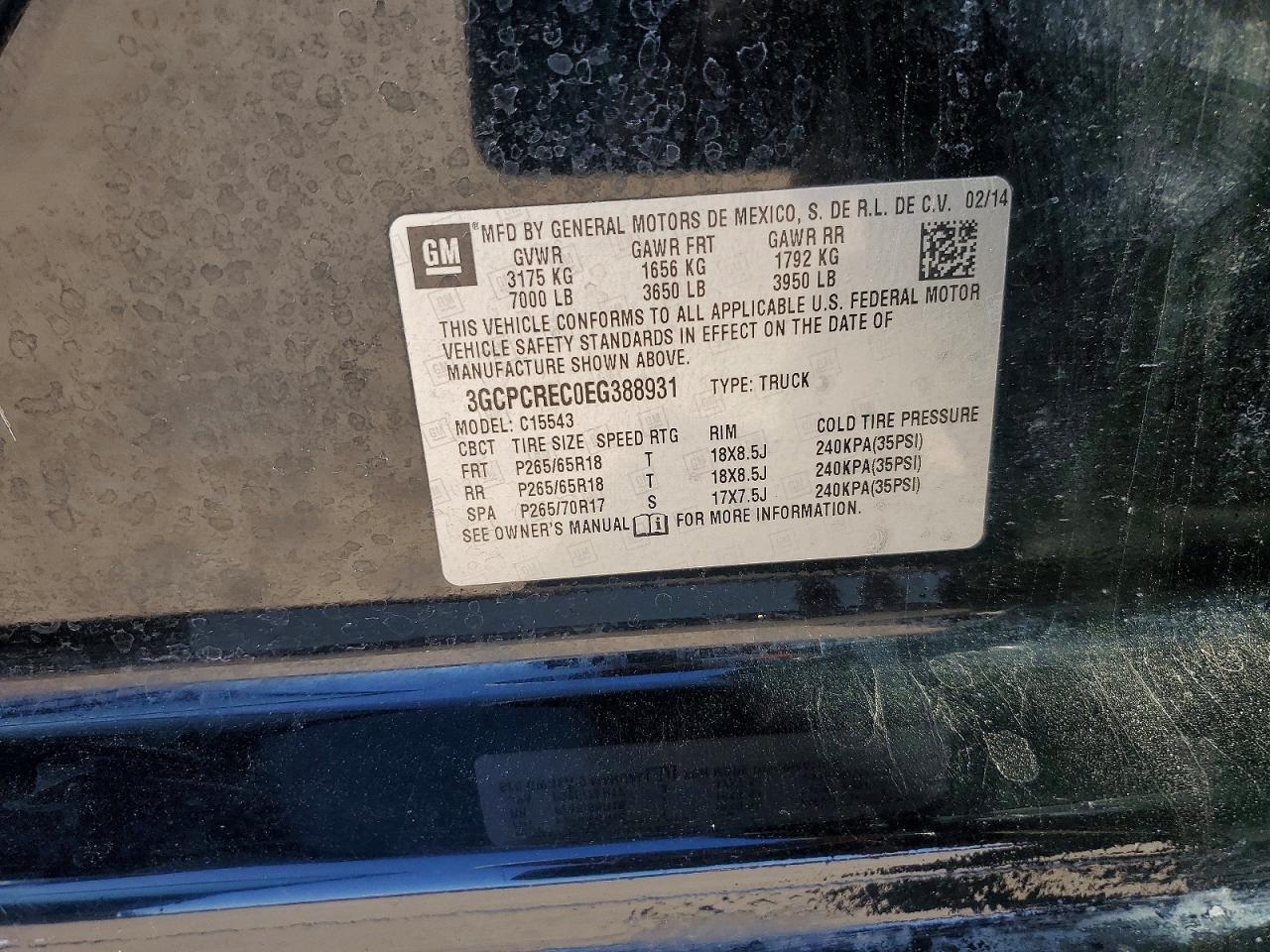 2014 Chevrolet Silverado C1500 LT