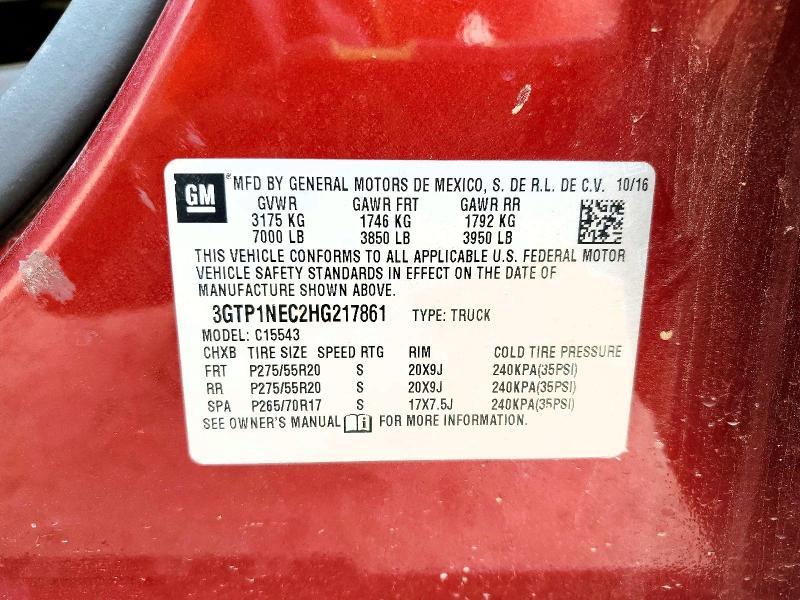 2017 GMC Sierra C1500 slt