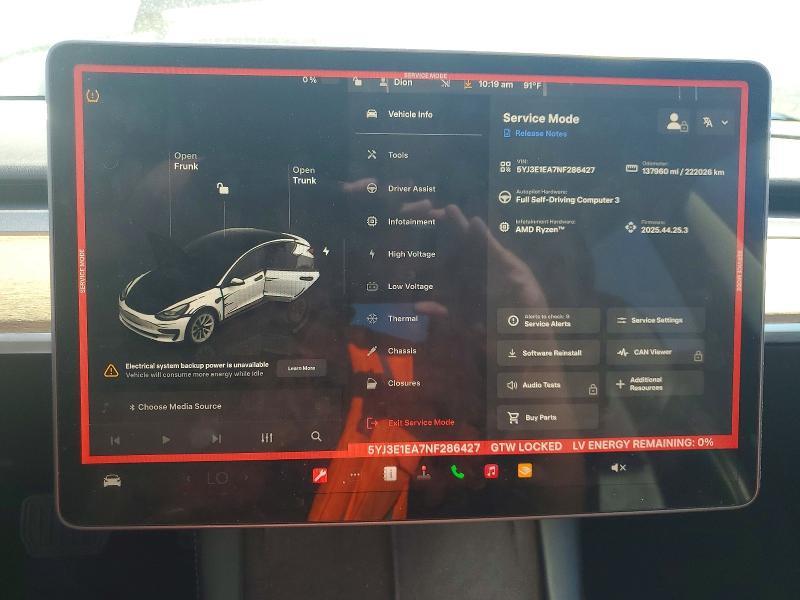 2022 Tesla Model 3