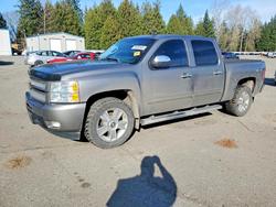 Salvage trucks for sale at Arlington, WA auction: 2012 Chev Silverado K1500 LTZ