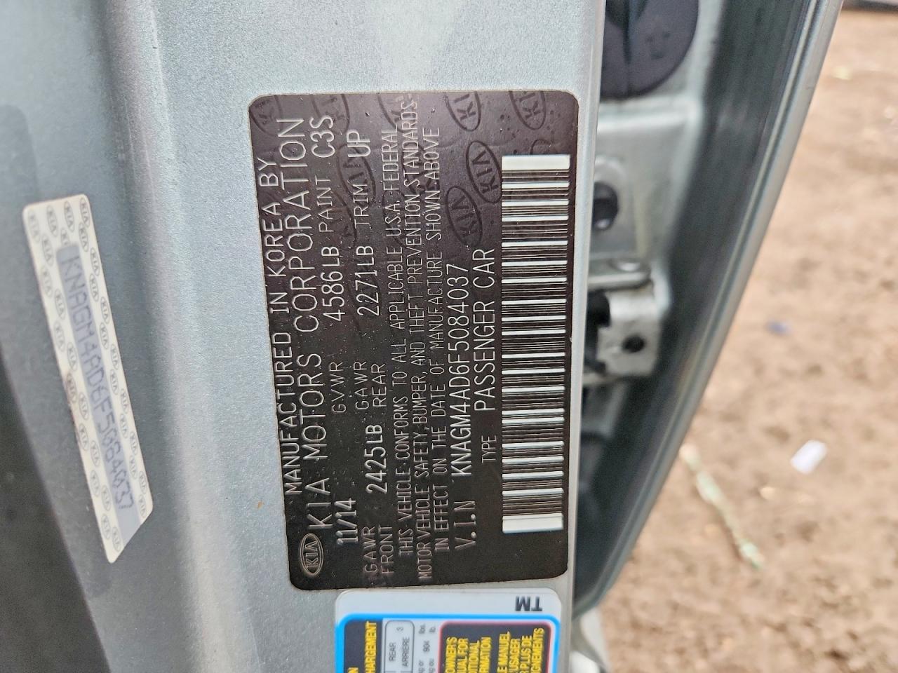 2015 KIA Optima Hybrid Base