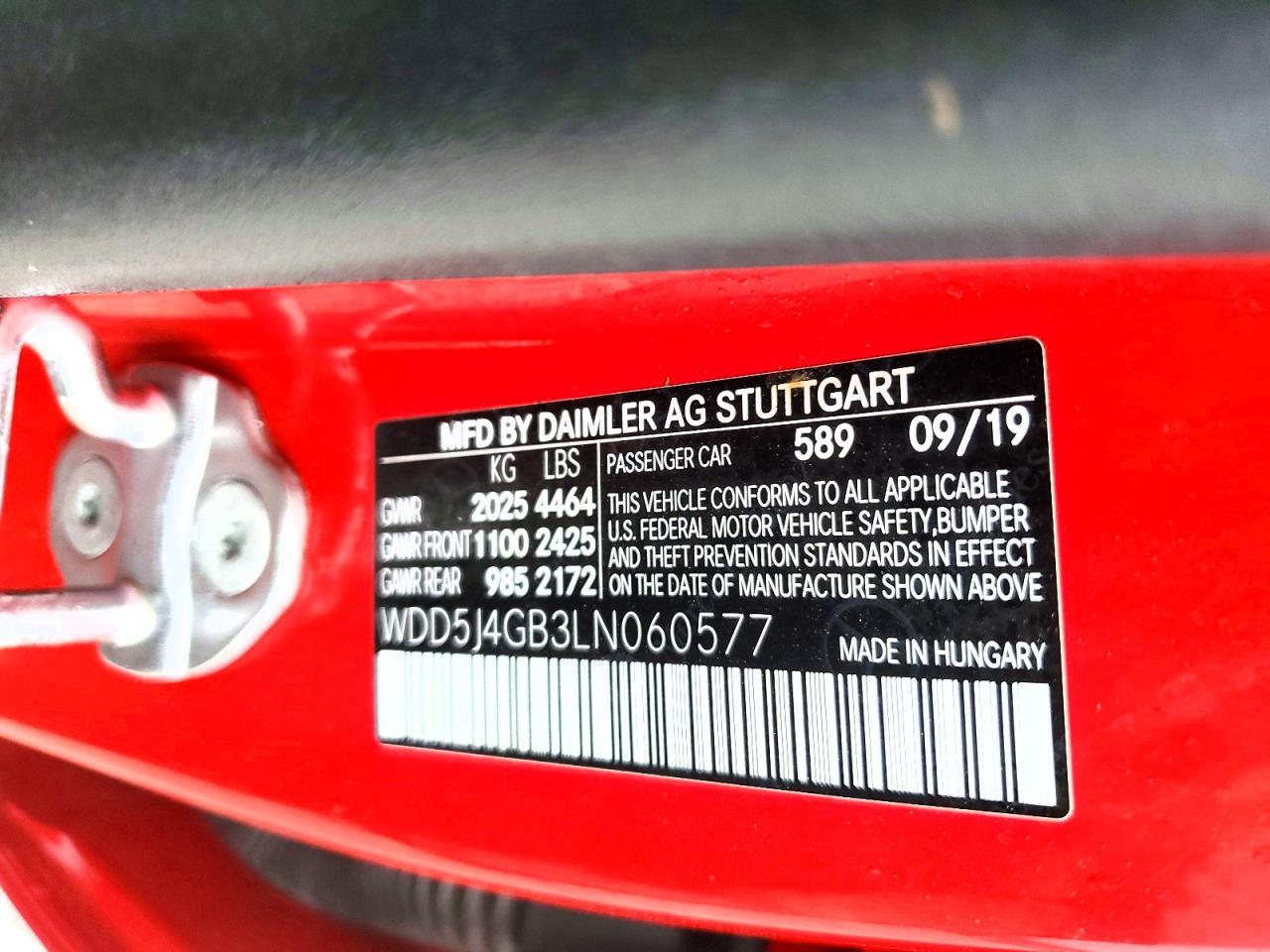 2020 Mercedes-Benz Cla 250