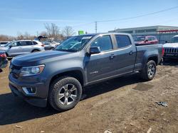 Salvage trucks for sale at Chicago Heights, IL auction: 2017 Chevrolet Colorado Z71