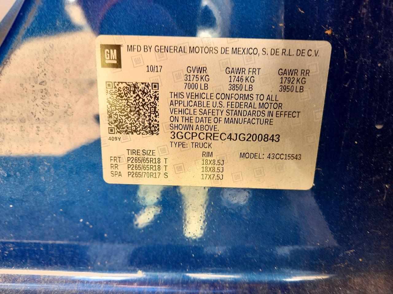 2018 Chevrolet Silverado C1500 LT