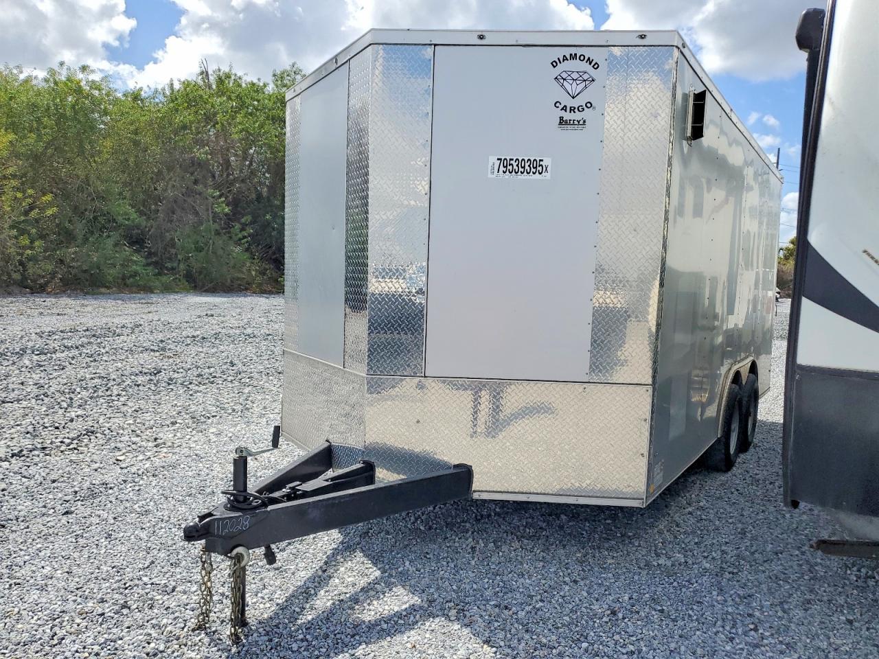 2025 Diamond Cargo 8.5X16 TA4 Enclosed Cargo Trailer