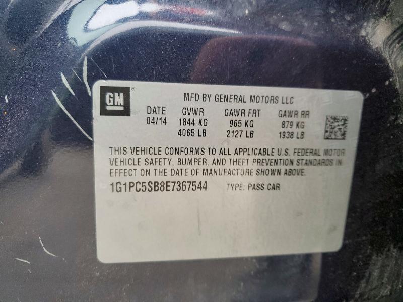 2014 Chevrolet Cruze lt