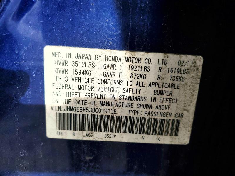 2011 Honda Fit Sport