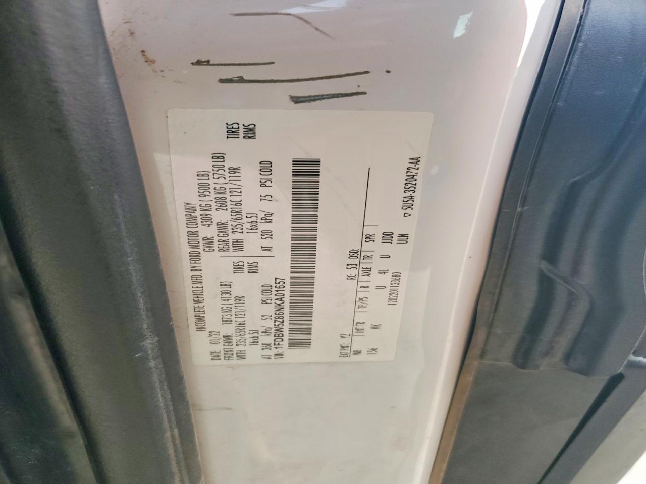 2022 Ford Transit Delivery Truck