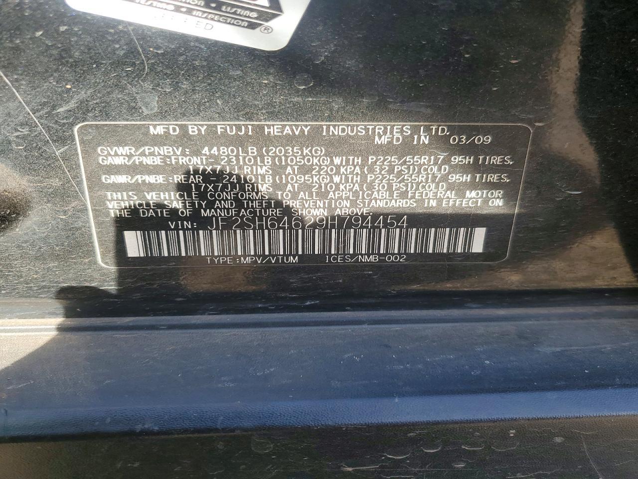 2009 Subaru Forester 2.5x Limited