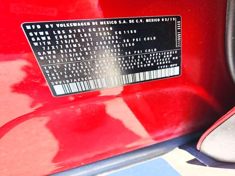 2019 Volkswagen Tiguan s