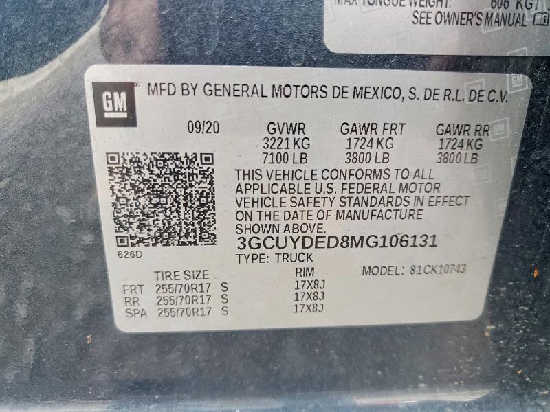 2021 Chevrolet Silverado K1500 LT