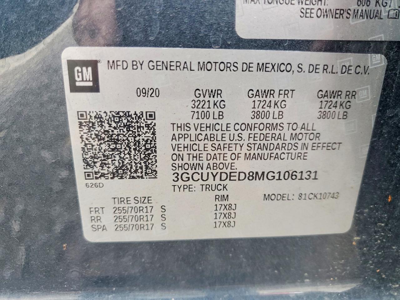 2021 Chevrolet Silverado K1500 LT