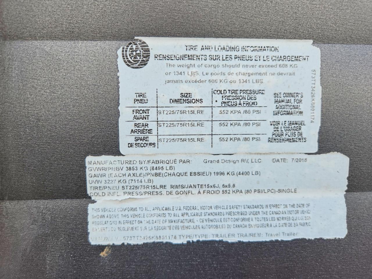 2019 Grand Design Transcend Camper