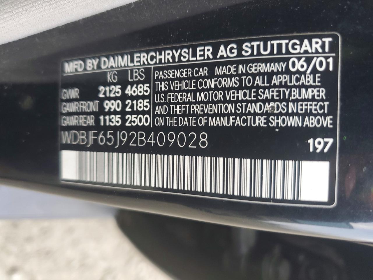 2002 Mercedes-Benz E 320