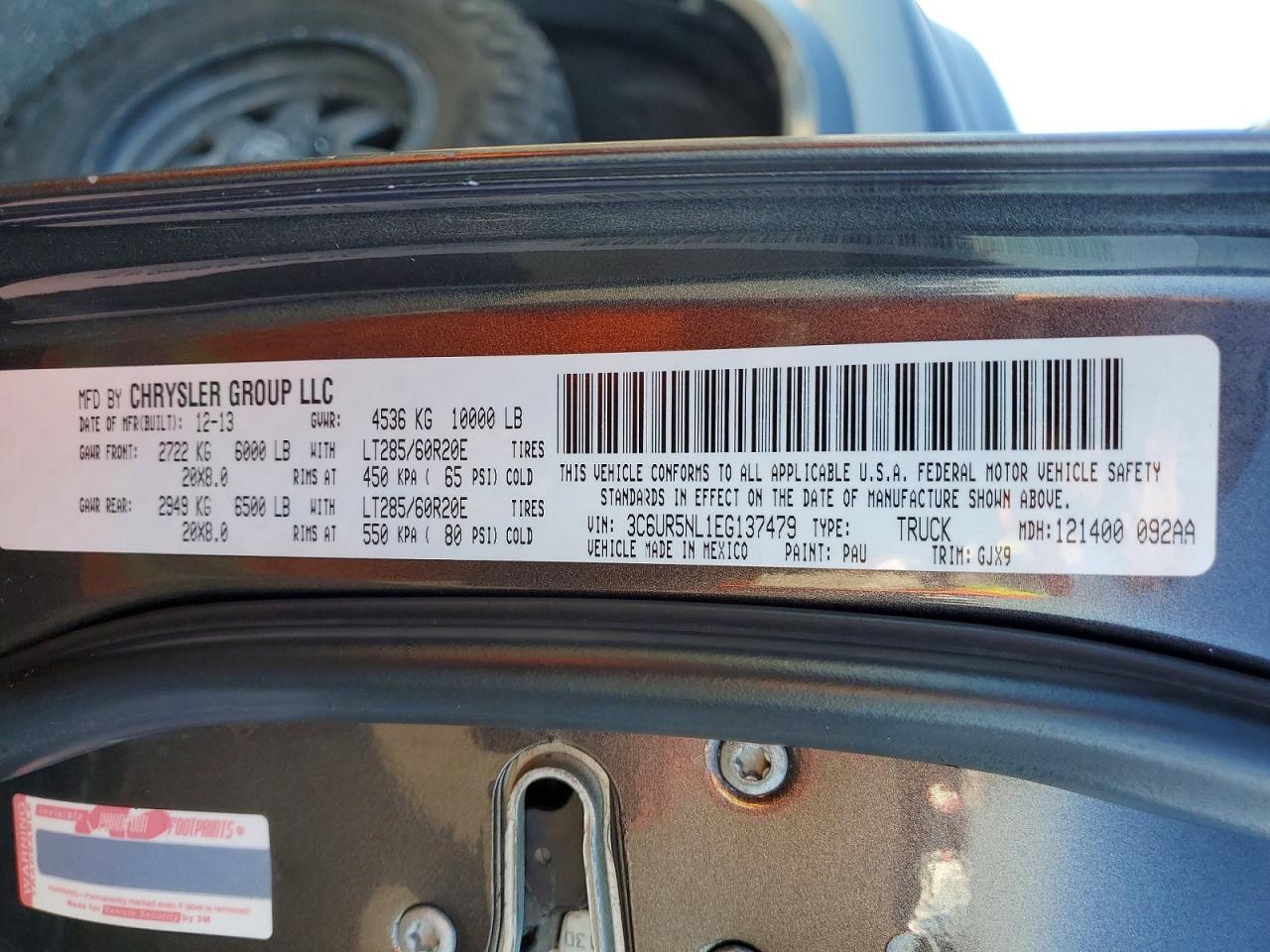 2014 Dodge 2500 Laramie