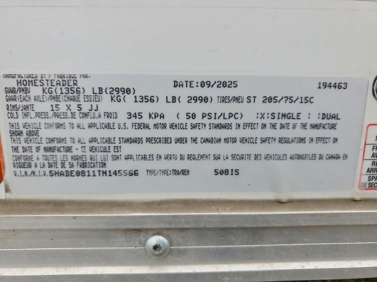 2026 Homesteader 508IS Enclosed Cargo Trailer