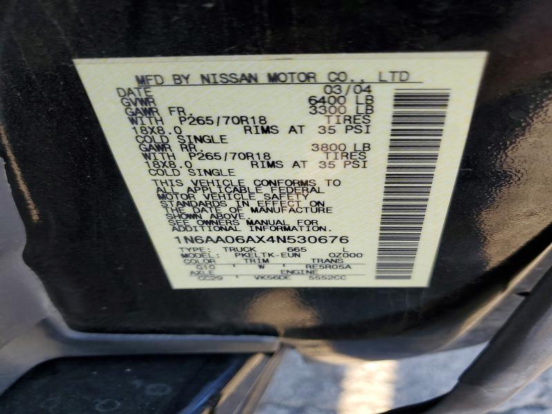 2004 Nissan Titan xe