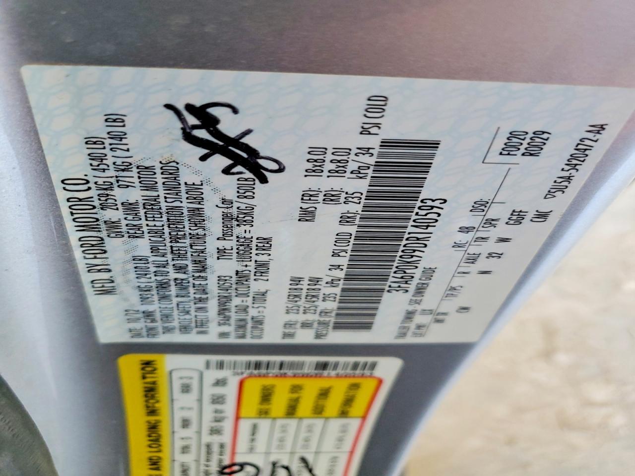2013 Ford Fusion Titanium