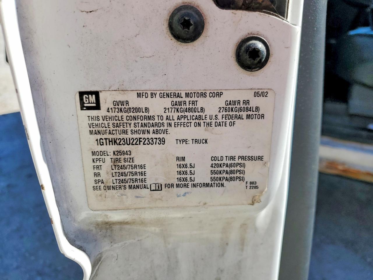 2002 GMC Sierra K2500 Heavy Duty
