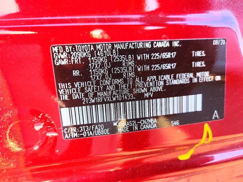 2020 Toyota Rav4 xle