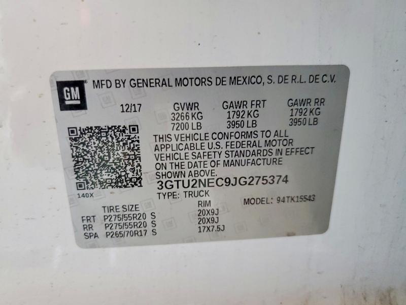 2018 GMC Sierra K1500 SLT