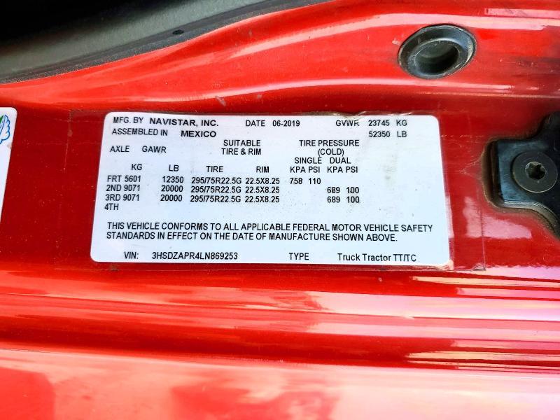2020 International LT625 Semi Truck