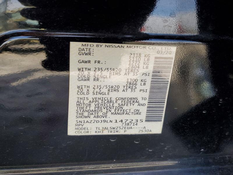 2020 Nissan Murano Platinum
