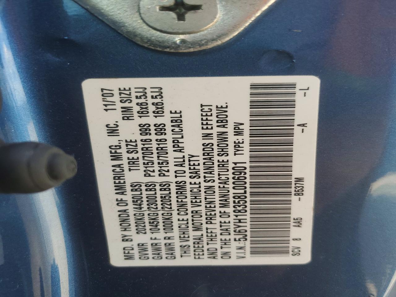 2008 Honda Element lx