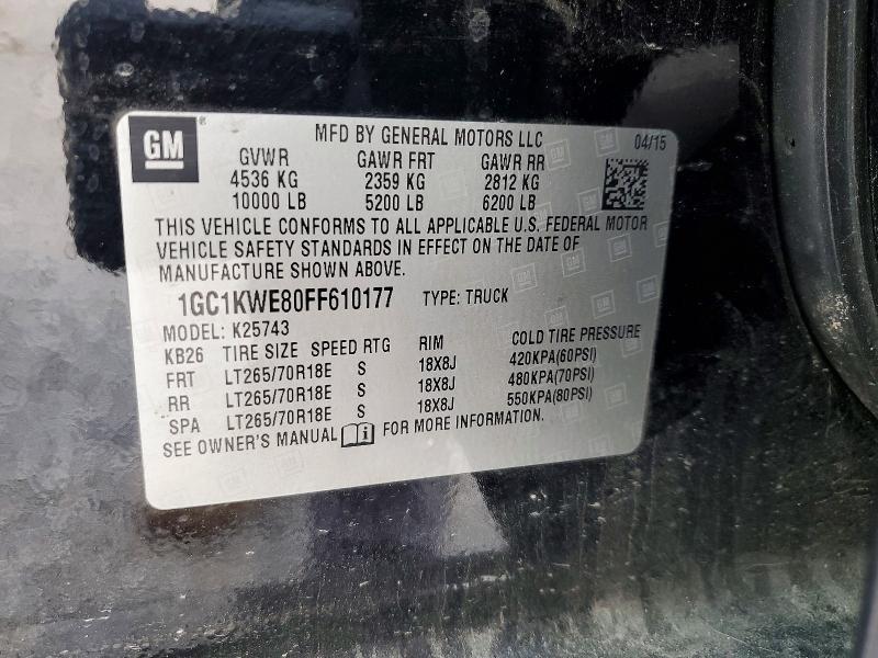 2015 Chevrolet Silverado K2500 Heavy Duty LTZ