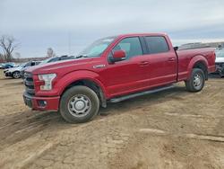 Salvage trucks for sale at Des Moines, IA auction: 2015 Ford F150 Supercrew