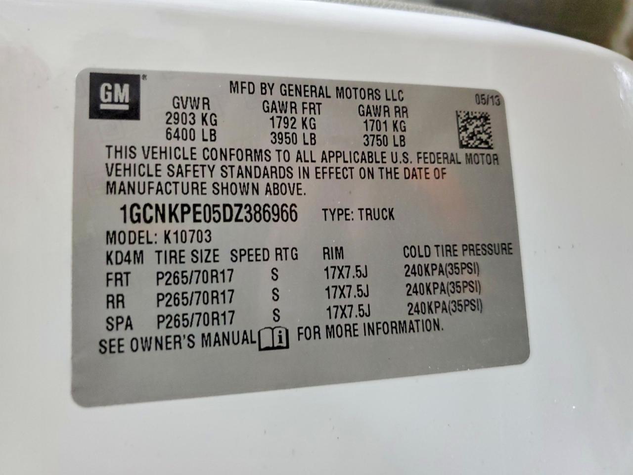 2013 Chevrolet Silverado K1500