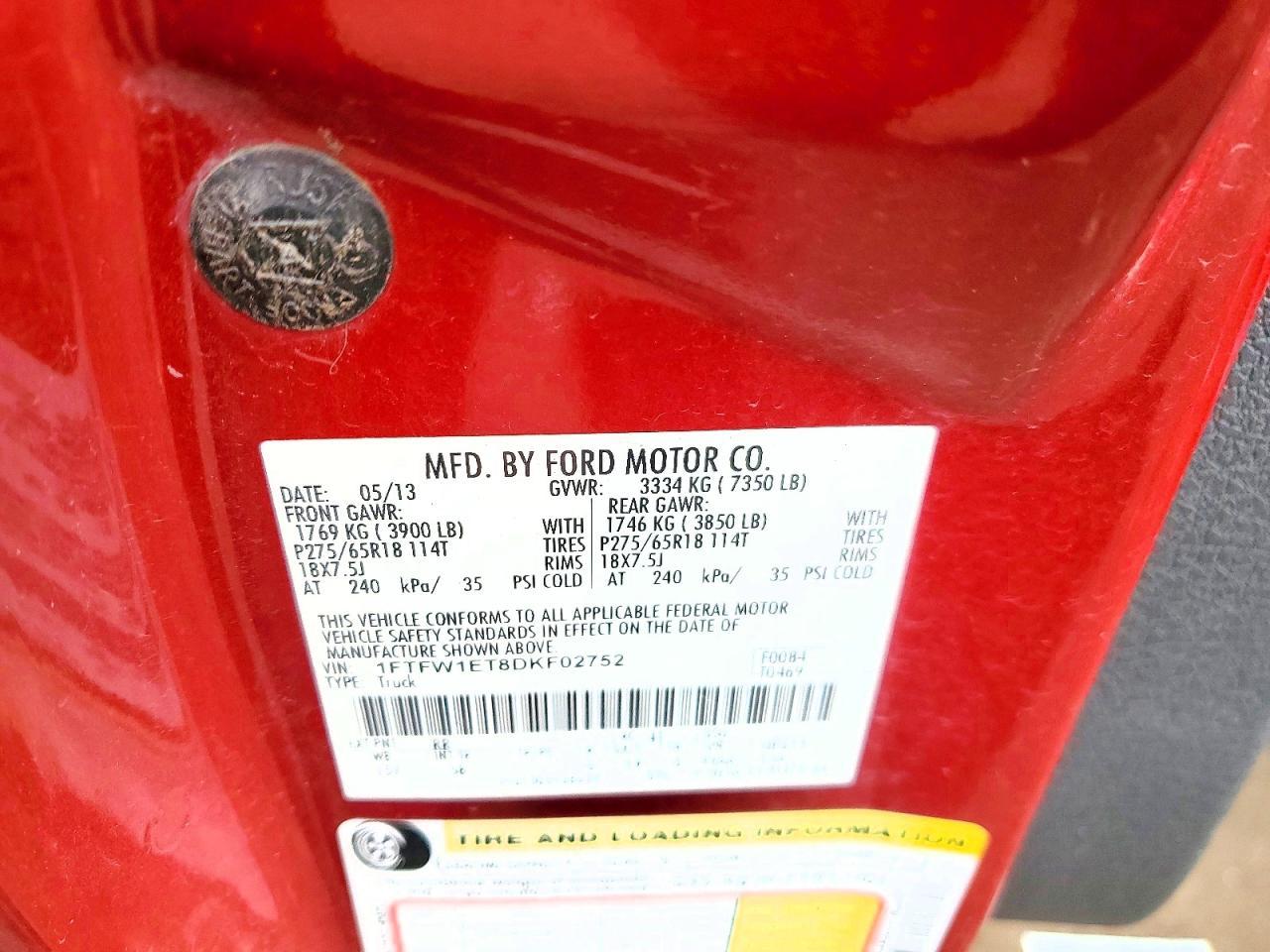 2013 Ford F150 Supercrew