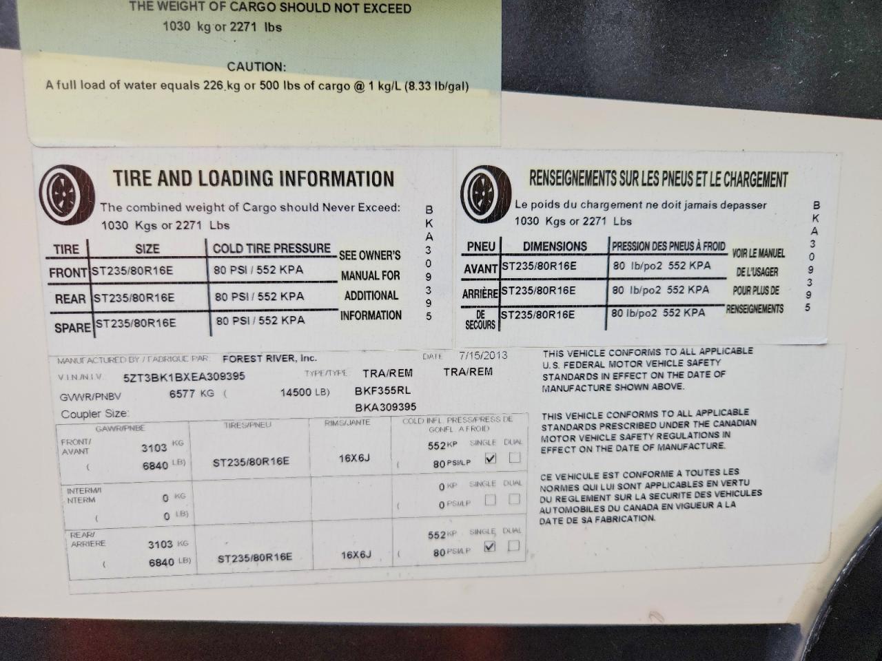 2014 Foresriver 2014 Forest River Brookstone Camper