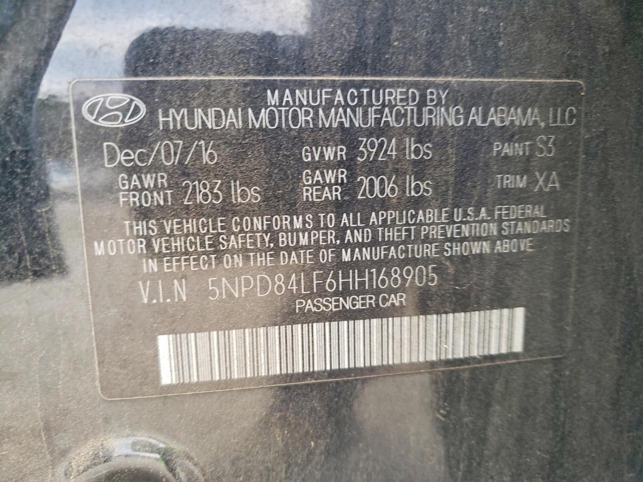 2017 Hyundai Elantra Value Edition