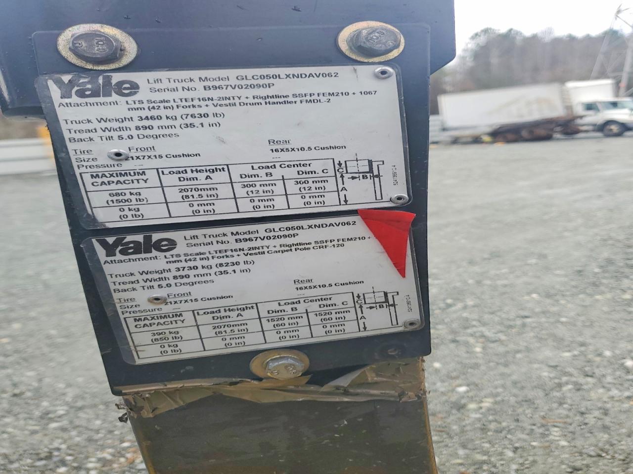 2016 Yale GLC050LXNDAV062 Forklift