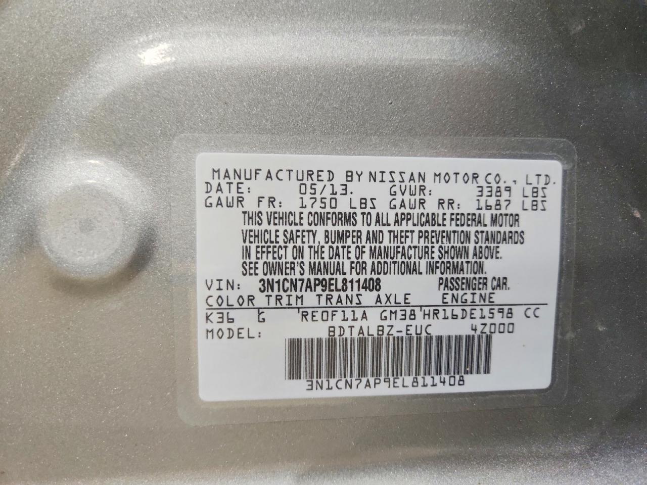 2014 Nissan Versa 1.6 s