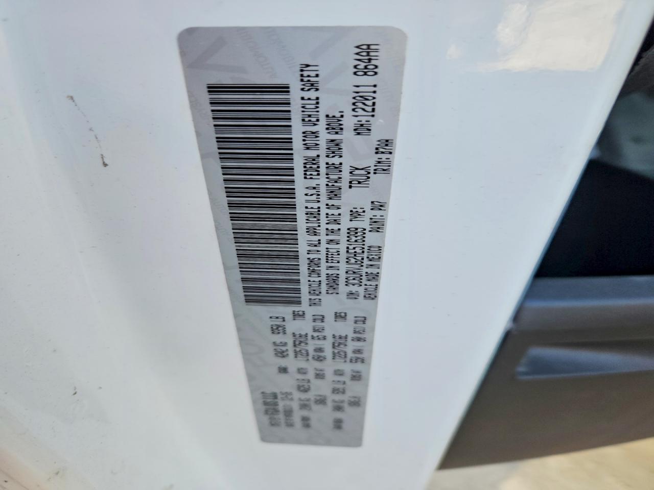 2017 Dodge RAM Promaster 3500 Delivery Van