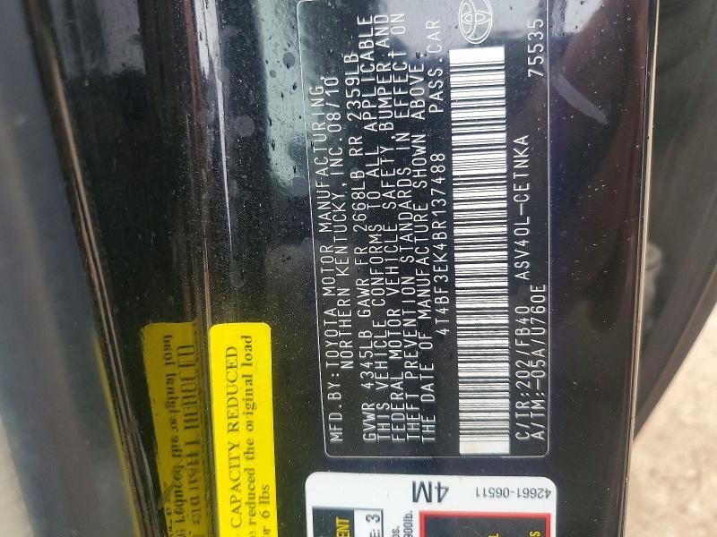 2011 Toyota Camry le