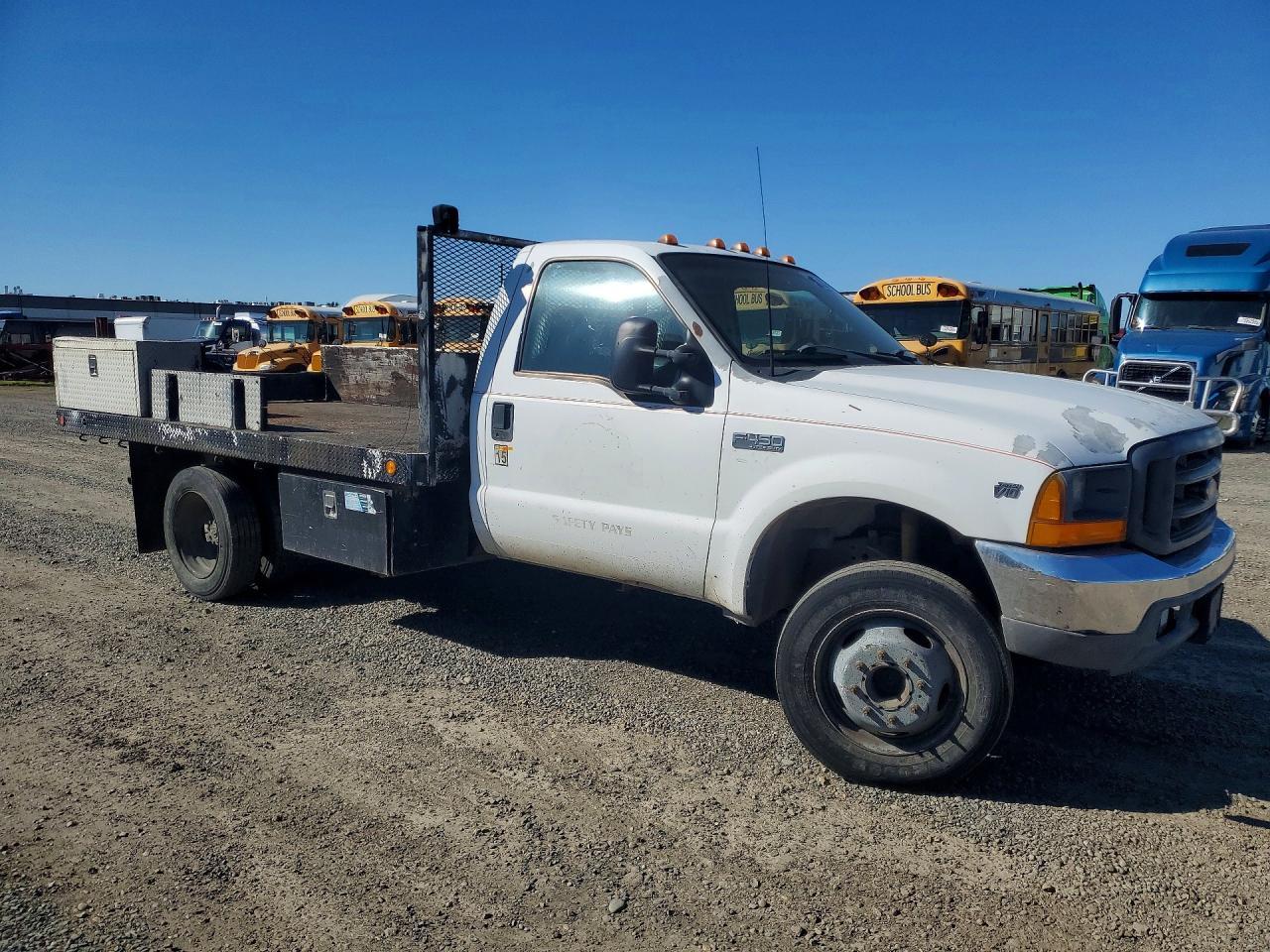 1999 Ford F450 Super Duty Flatbed Truck